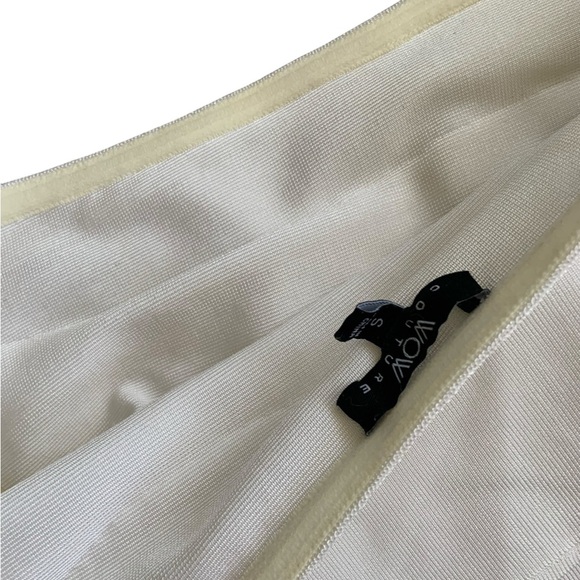 Wow Couture White Off-Shoulder Bodycon Dress Small - Picture 9 of 9